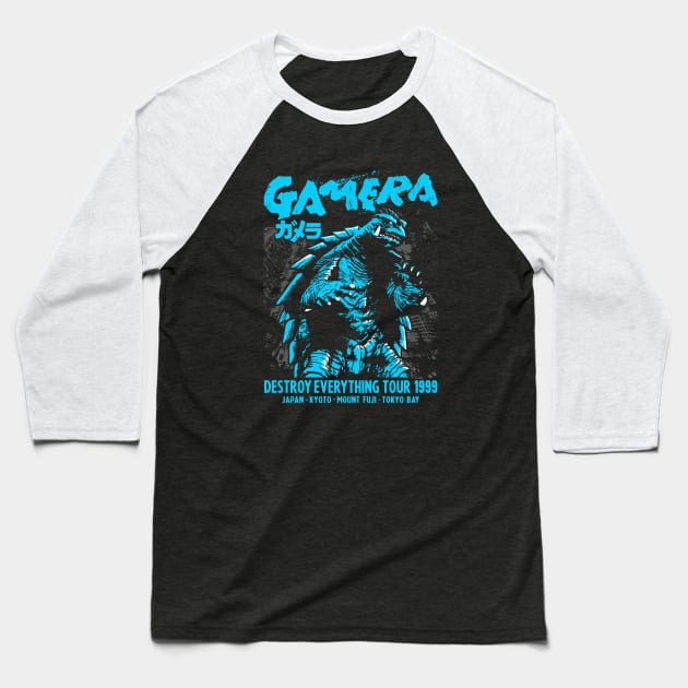 GAMERA - Destroy everything tour 1999 Baseball T-Shirt by ROBZILLA